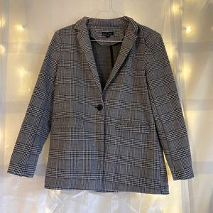 🍇Houndstooth Double Breasted Blazer Jacket